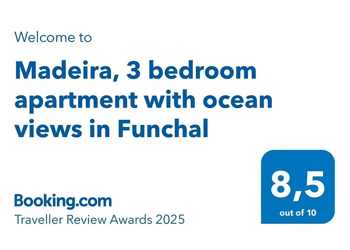 Madeira, 3 Bedroom Apartment With Ocean Views In Funchal