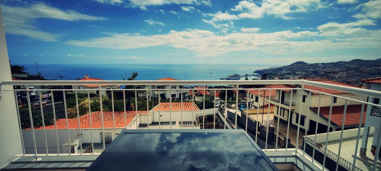 Madeira Mit Blick Auf Den Hafen Funchal (Madeira)
